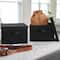 Household Essentials Canvas Storage Boxes with Lids, 2ct.